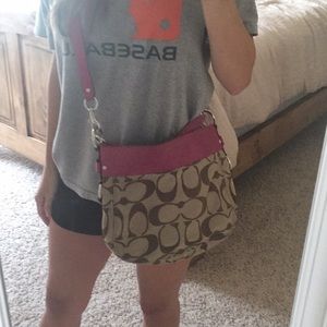 Authentic coach crossbody purse